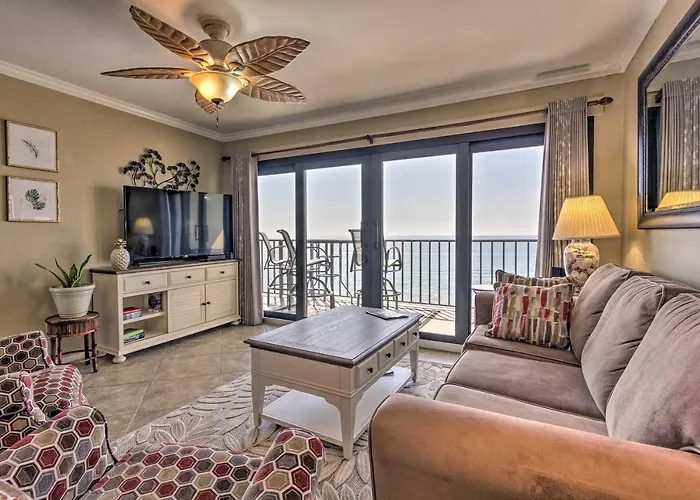 11Th-Floor Pcb Condo With Ocean View, Walk To Dining